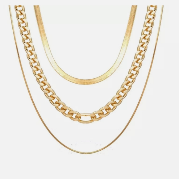 2021 fashion new arrival Boho Women Multi-Layer Choker Collar Chain Necklace - Picture 2 of 6